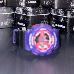 G-Shock Purple and Red Watch
